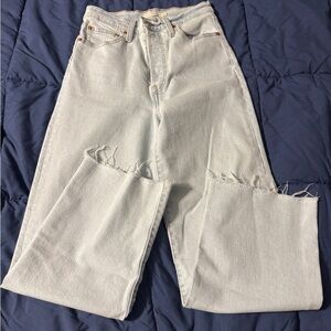 Levi’s Ribcage Distressed Jeans